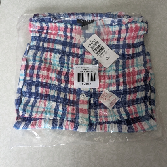 Torrid Peplum Smocked Bodice Cami - Picture 5 of 10
